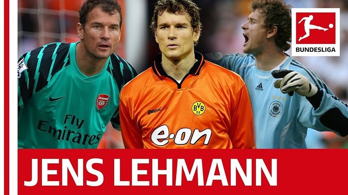Jens Lehmann trong một pha tranh chấp