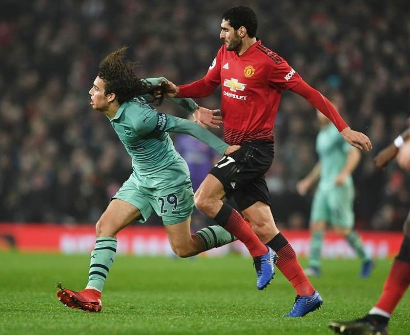 Marouane Fellaini trong trận đấu