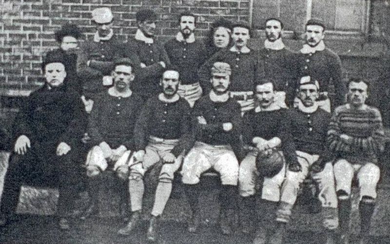 Hình ảnh câu lạc bộ Sheffield Football Club, câu lạc bộ bóng đá lâu đời nhất thế giới, được thành lập năm 1857.