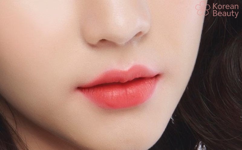 Quy trình thực hiện phun môi màu đỏ cam chuẩn nhất