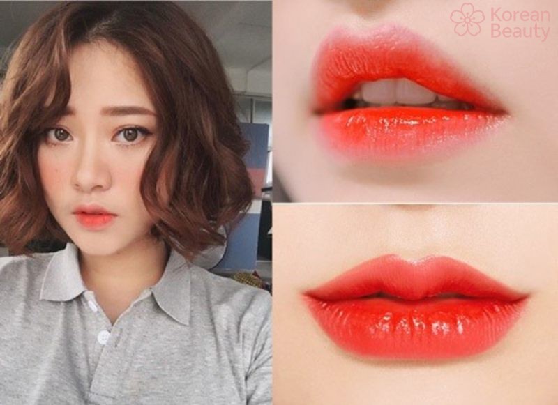 Những vấn đề hay gặp về cách phun môi màu đỏ cam